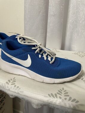 Nike Royal Blue Mesh Running Shoes with White Swoosh